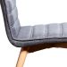 Conjunto com 2 Cadeiras Chambly Cinza Escuro