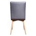 Conjunto com 2 Cadeiras Chambly Cinza Escuro