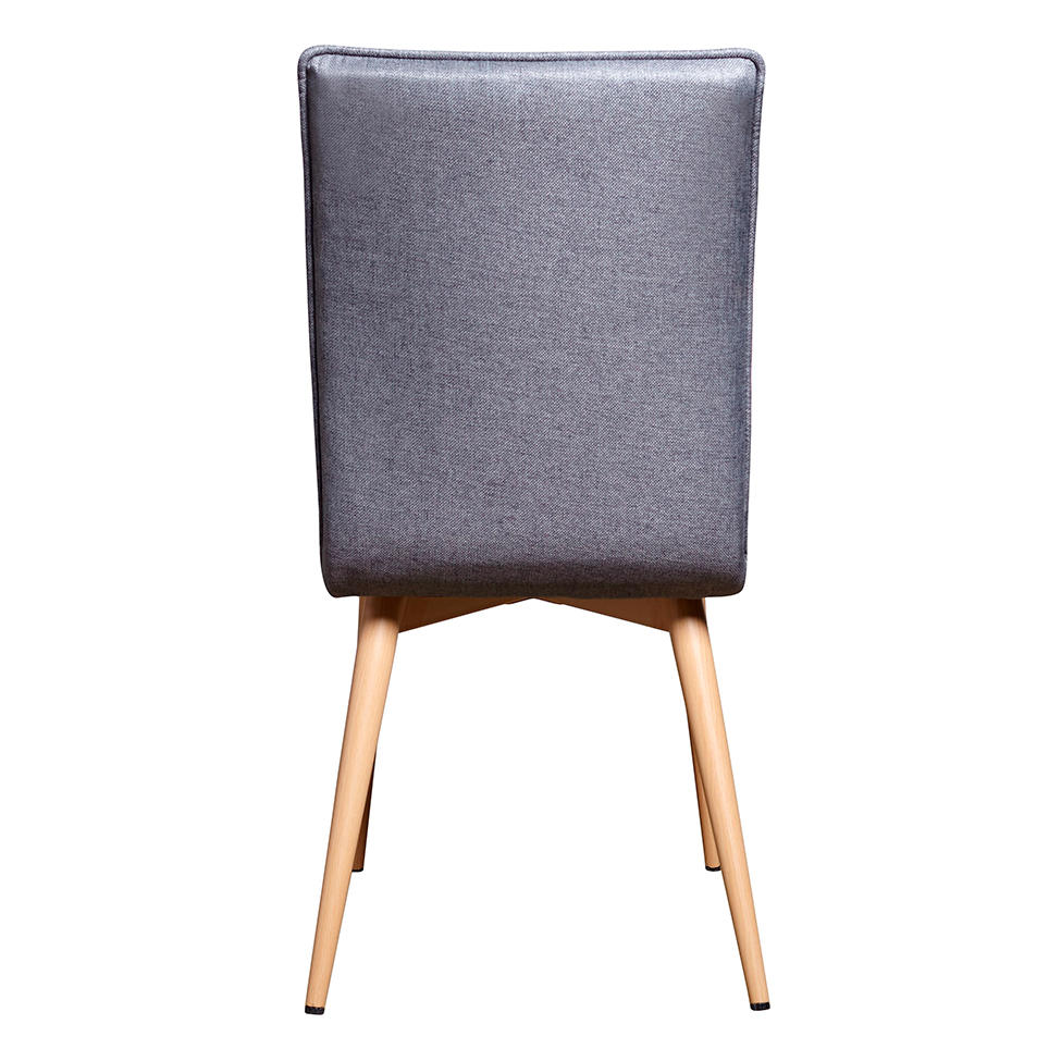 Conjunto com 2 Cadeiras Chambly Cinza Escuro