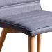Conjunto com 2 Cadeiras Chambly Cinza Escuro