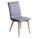 Conjunto com 2 Cadeiras Chambly Cinza Escuro