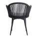 Conjunto com 2 Cadeiras Claire Cinza