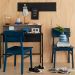 Conjunto com 2 Cadeiras Duo Azul Marinho