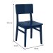 Conjunto com 2 Cadeiras Duo Azul Marinho