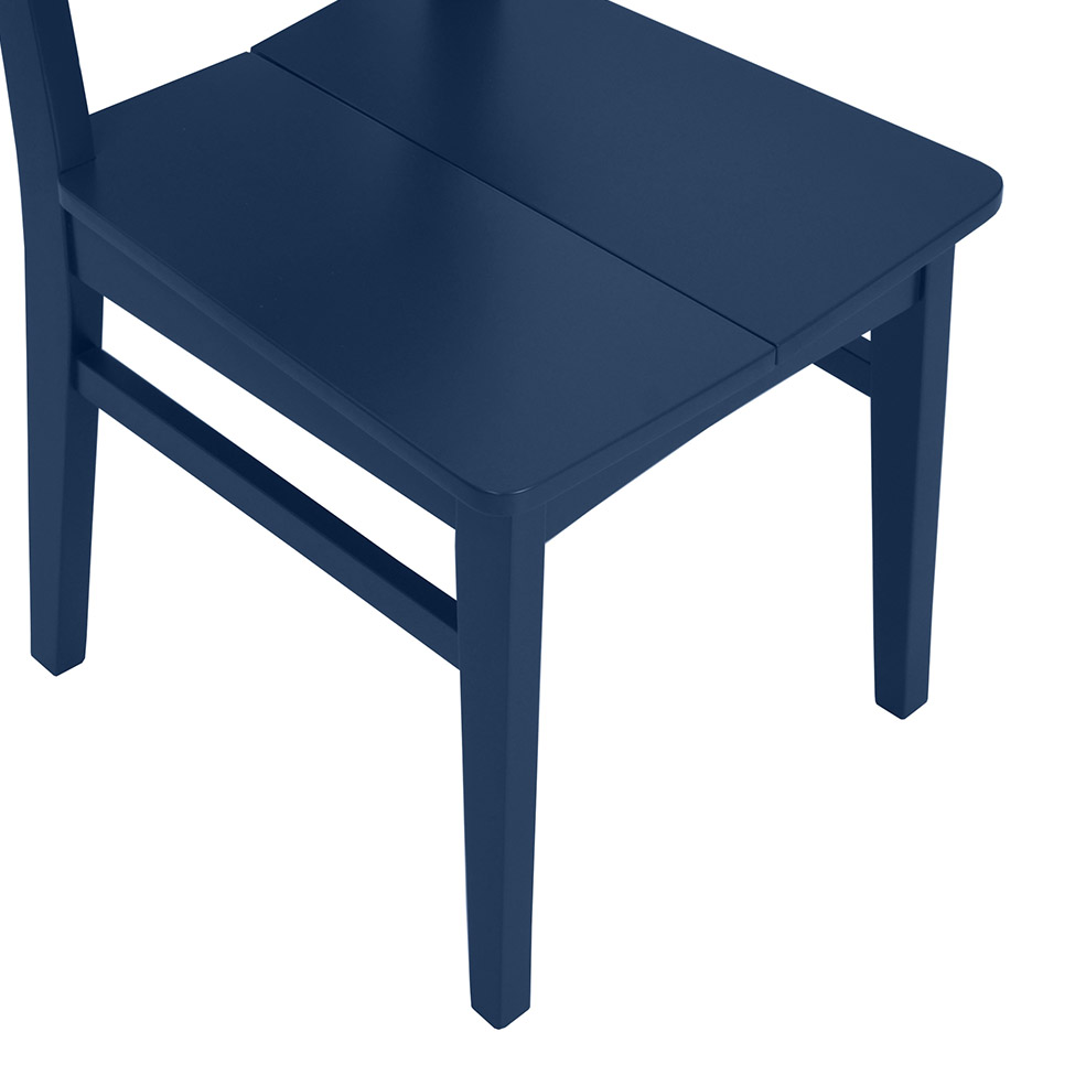 Conjunto com 2 Cadeiras Duo Azul Marinho
