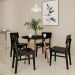 Conjunto com 2 Cadeiras Duo Preto
