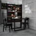 Conjunto com 2 Cadeiras Duo Preto