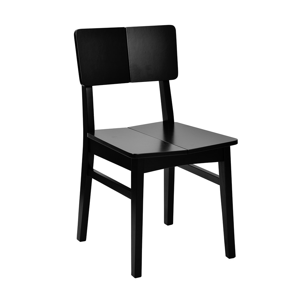 Conjunto com 2 Cadeiras Duo Preto