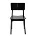 Conjunto com 2 Cadeiras Duo Preto