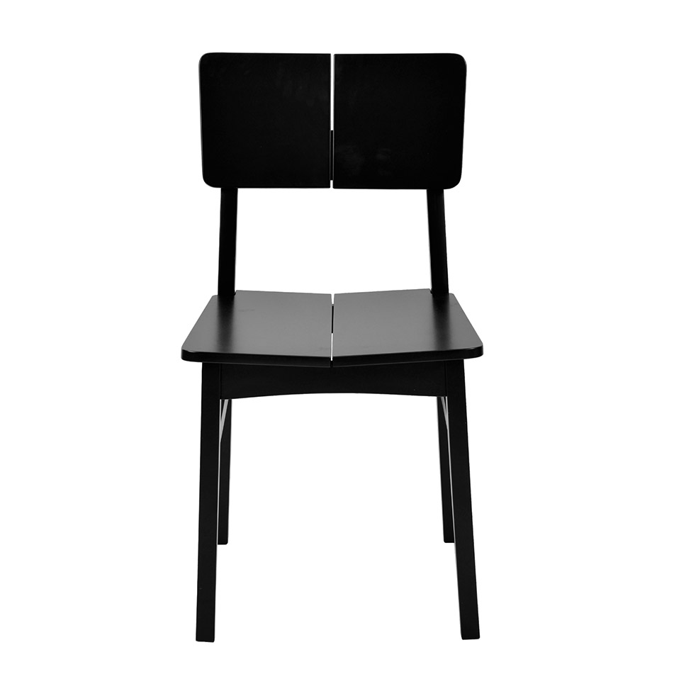 Conjunto com 2 Cadeiras Duo Preto