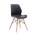Conjunto com 2 Cadeiras Eames Eiffel Rubi Preto