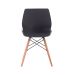 Conjunto com 2 Cadeiras Eames Eiffel Rubi Preto