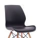 Conjunto com 2 Cadeiras Eames Eiffel Rubi Preto