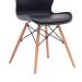 Conjunto com 2 Cadeiras Eames Eiffel Rubi Preto