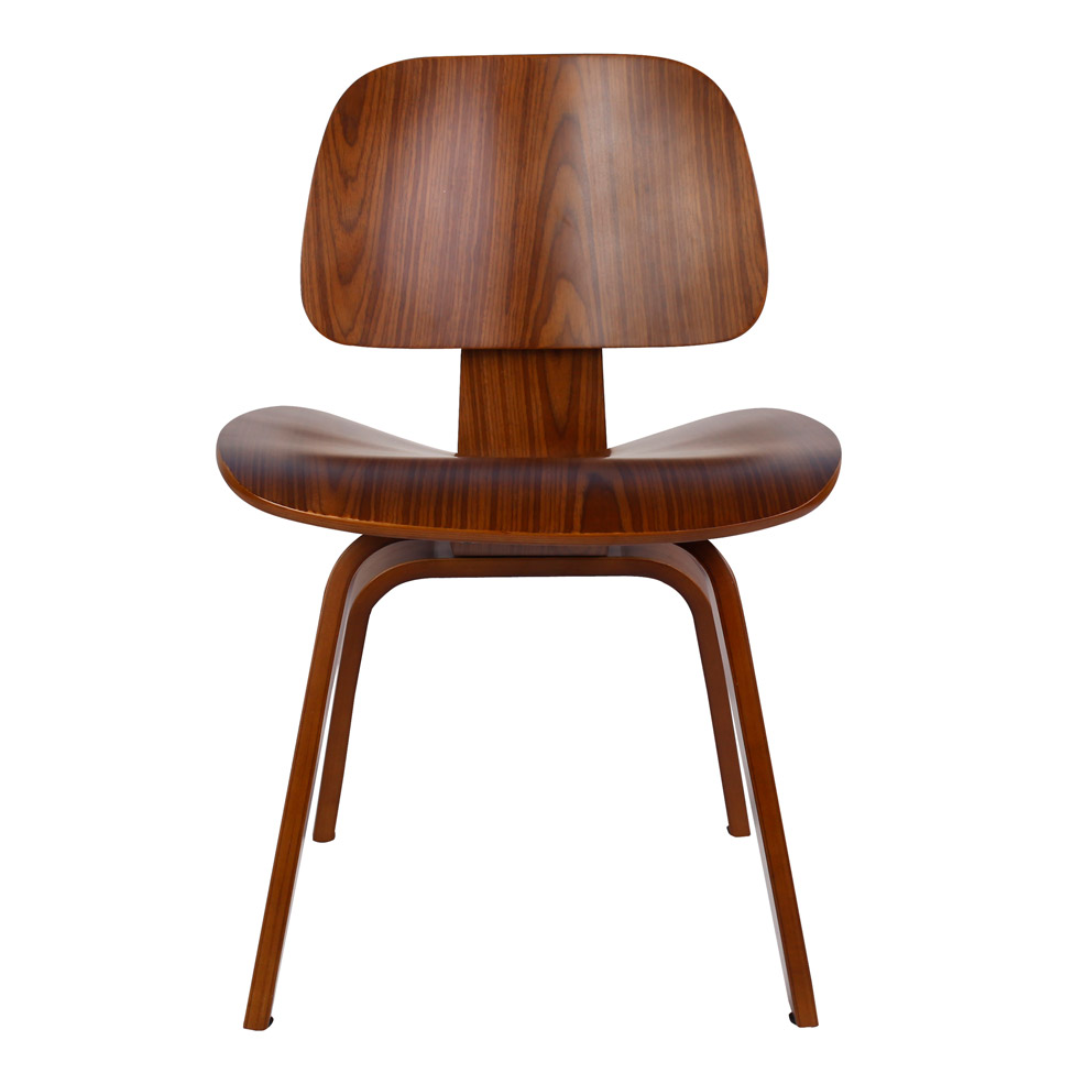 Conjunto com 2 Cadeiras Eames Walnut Madeira