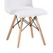 Conjunto com 2 Cadeiras Fitz Eiffel Branco
