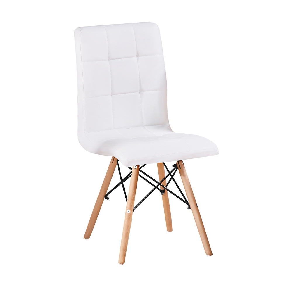 Conjunto com 2 Cadeiras Fitz Eiffel Branco