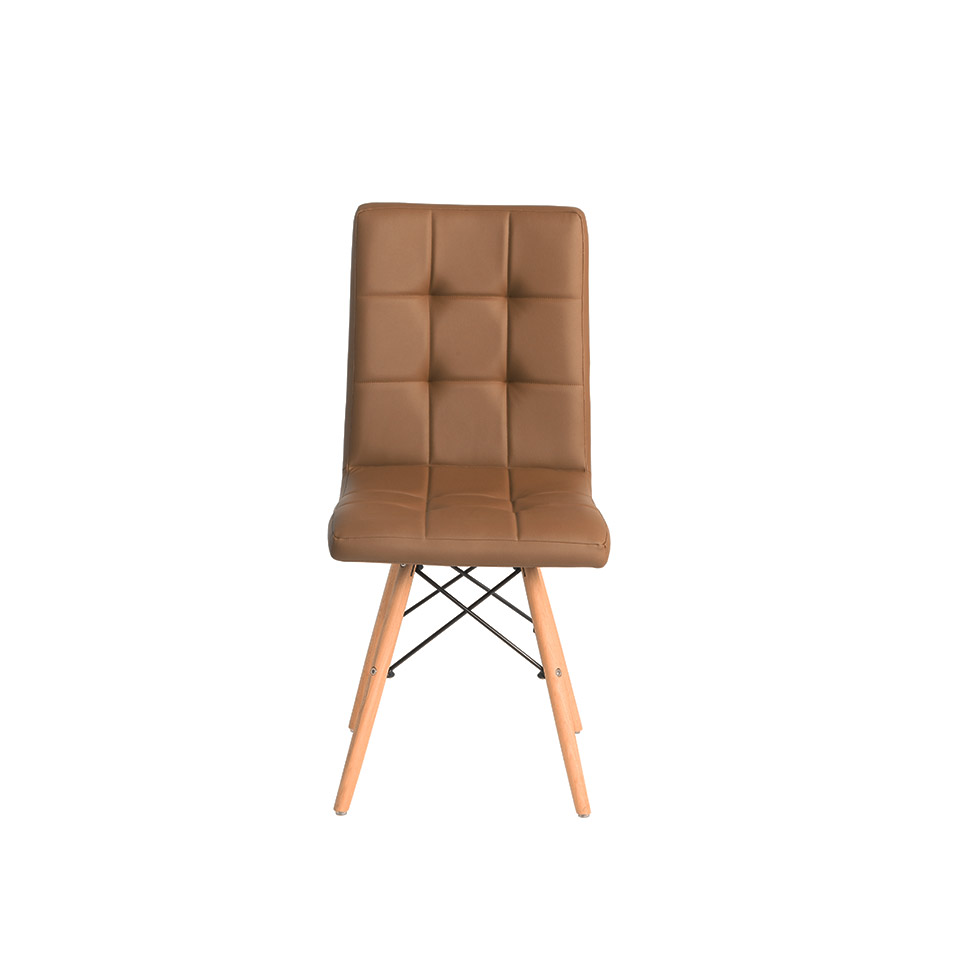 Conjunto com 2 Cadeiras Fitz Eiffel Marrom Whisky