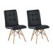 Conjunto com 2 Cadeiras Fitz Eiffel Preto