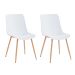 Conjunto com 2 Cadeiras Lindy Branco