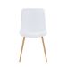 Conjunto com 2 Cadeiras Lindy Branco