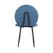 Conjunto com 2 Cadeiras Lollipop Azul e Preto