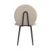 Conjunto com 2 Cadeiras Lollipop Bege e Preto