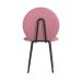 Conjunto com 2 Cadeiras Lollipop Rosa e Preto