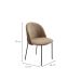 Conjunto com 2 Cadeiras Margaret Bege e Café