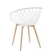 Conjunto com 2 Cadeiras New Sidera Branco