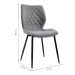 Conjunto com 2 Cadeiras Palmer Cinza