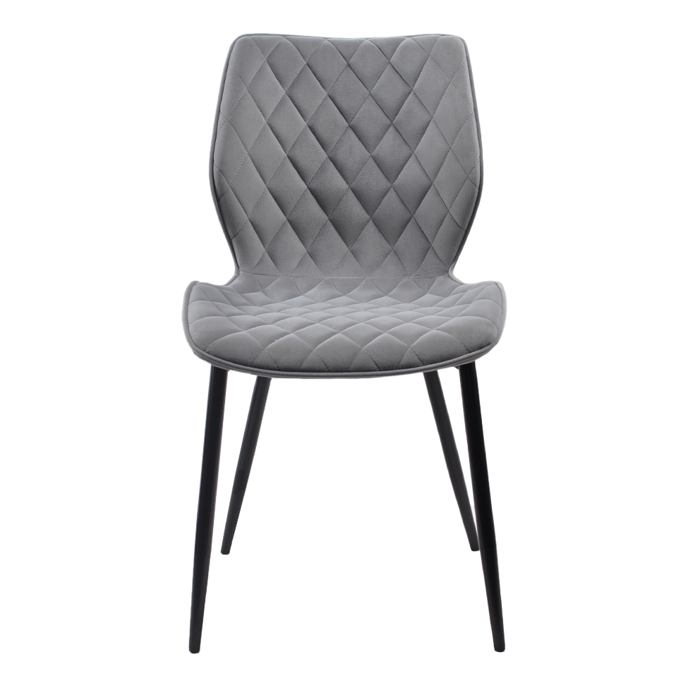 Conjunto com 2 Cadeiras Palmer Cinza