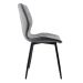 Conjunto com 2 Cadeiras Palmer Cinza