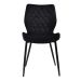 Conjunto com 2 Cadeiras Palmer Preto