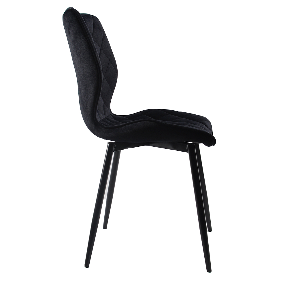 Conjunto com 2 Cadeiras Palmer Preto
