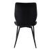 Conjunto com 2 Cadeiras Palmer Preto