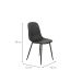 Conjunto com 2 Cadeiras Sina Preto