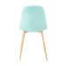 Conjunto com 2 Cadeiras Sina Verde Claro