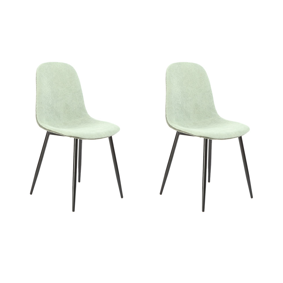 Conjunto com 2 Cadeiras Sindy Verde