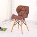 Conjunto com 2 Cadeiras Tulipa Eiffel Marrom Whisky