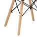 Conjunto com 2 Cadeiras Tulipa Eiffel Preto
