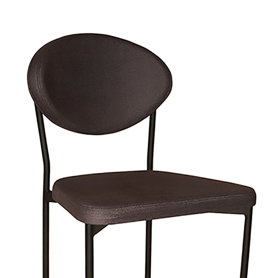 Conjunto com 2 Cadeiras de Cozinha Bella Veludo Grafite