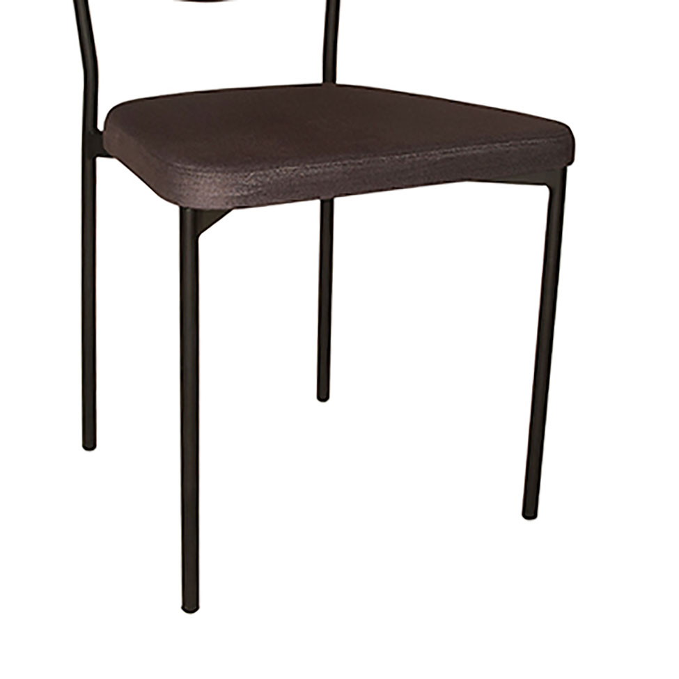 Conjunto com 2 Cadeiras de Cozinha Bella Veludo Grafite