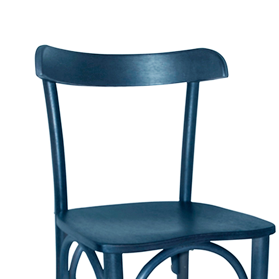 Conjunto com 2 Cadeiras de Cozinha Laura Azul