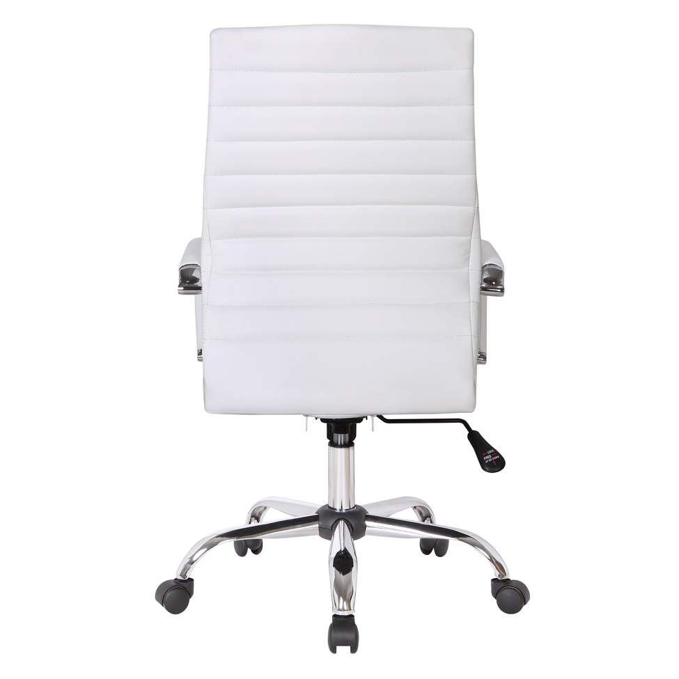 Conjunto com 2 Cadeiras de Escritório Diretor Giratórias Cleaner Branco