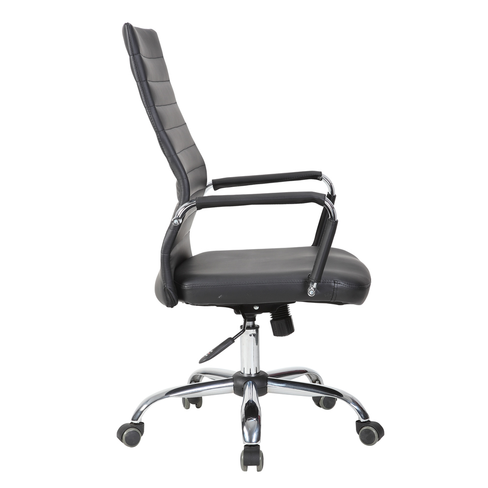 Conjunto com 2 Cadeiras de Escritório Diretor Giratórias Cleaner Preto