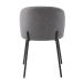 Conjunto com 2 Cadeiras de Jantar Lucy  Cinza