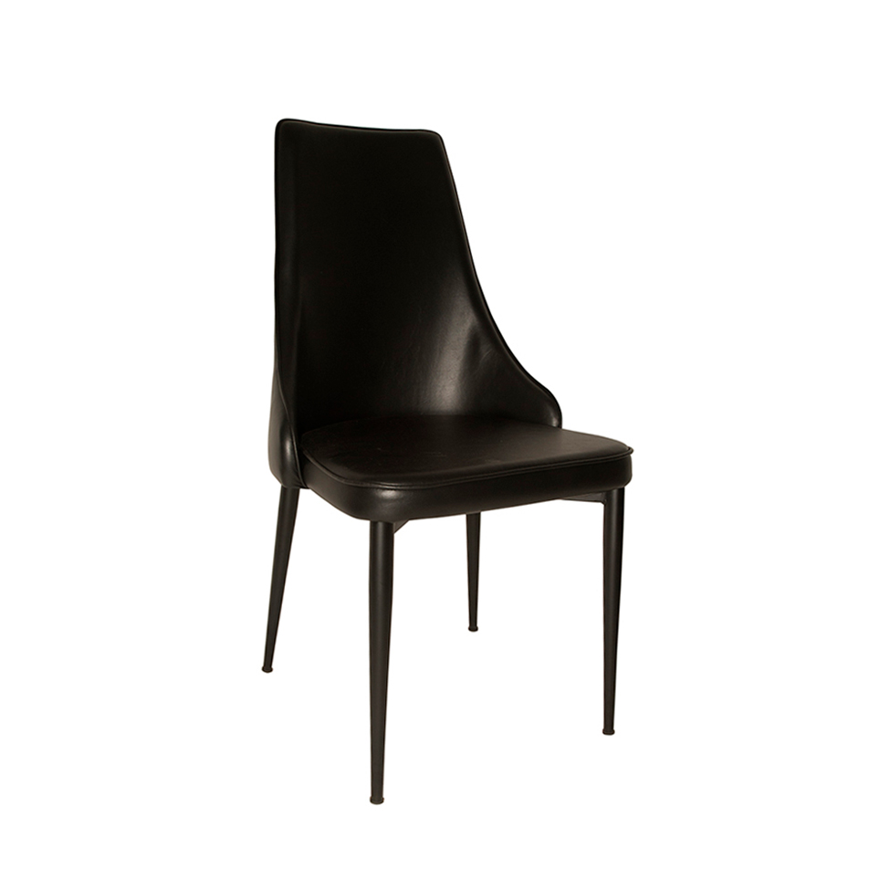 Conjunto com 2 Cadeiras de Jantar Narah Preto