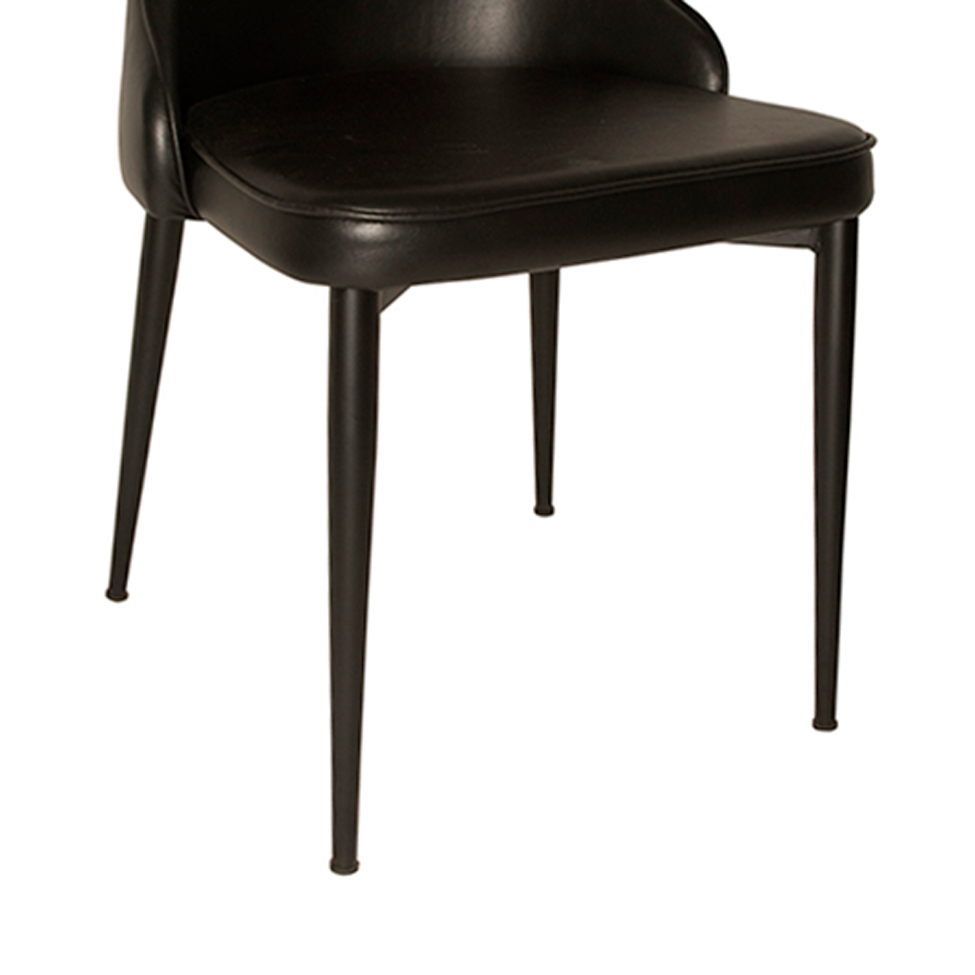 Conjunto com 2 Cadeiras de Jantar Narah Preto