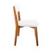 Conjunto com 2 Cadeiras de Jantar Tóquio Castanho e Branco